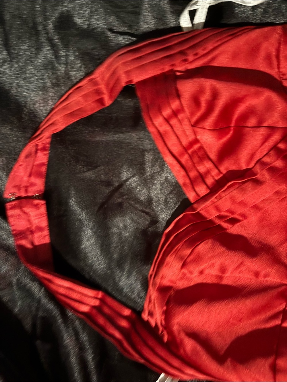 Zum Zum by Niki Livas Red Halter Bikini Top